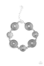 Load image into Gallery viewer, Paparazzi Malibu Magic - White Rhinestone - Silver Bracelet - $5 Jewelry With Ashley Swint