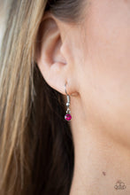 Load image into Gallery viewer, Paparazzi Mom Boss - Pink Rhinestones - Mother Necklace and matching Earrings - $5 Jewelry with Ashley Swint