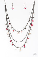 Load image into Gallery viewer, Paparazzi Pebble Beach Beauty - Multi - Pearly Pebbles - Gunmetal Chains Necklace &amp; Earrings - $5 Jewelry With Ashley Swint