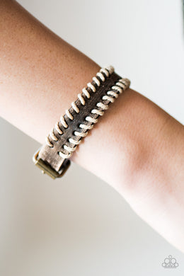 Paparazzi Pirate Bay - Leather Urban Bracelet - $5 Jewelry With Ashley Swint