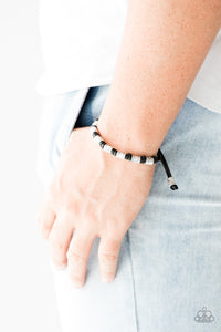 Paparazzi Port Of Call - Black - Sliding Knot - Urban Bracelet - $5 Jewelry With Ashley Swint