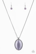 Load image into Gallery viewer, Paparazzi Pretty Poppin - Purple Moonstone - Necklace and matching Earrings - $5 Jewelry With Ashley Swint
