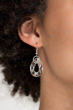Load image into Gallery viewer, Paparazzi Put It On Ice - White Glassy Acrylic - Necklace &amp; Earrings - $5 Jewelry with Ashley Swint
