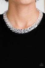 Load image into Gallery viewer, Paparazzi Put It On Ice - White Glassy Acrylic - Necklace &amp; Earrings - $5 Jewelry with Ashley Swint