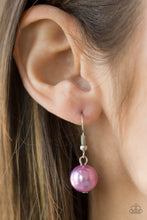 Load image into Gallery viewer, Paparazzi Runaway Bridesmaid - Purple Pearls - Necklace &amp; Earrings - $5 Jewelry With Ashley Swint