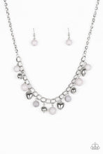 Load image into Gallery viewer, Paparazzi Summer Fling - Silver Beads - Necklace &amp; Earrings - $5 Jewelry With Ashley Swint