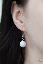 Load image into Gallery viewer, Paparazzi Summer Fling - Silver Beads - Necklace &amp; Earrings - $5 Jewelry With Ashley Swint