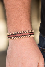 Load image into Gallery viewer, Paparazzi Trail Excursion - Brown Leather Bracelet - $5 Jewelry With Ashley Swint