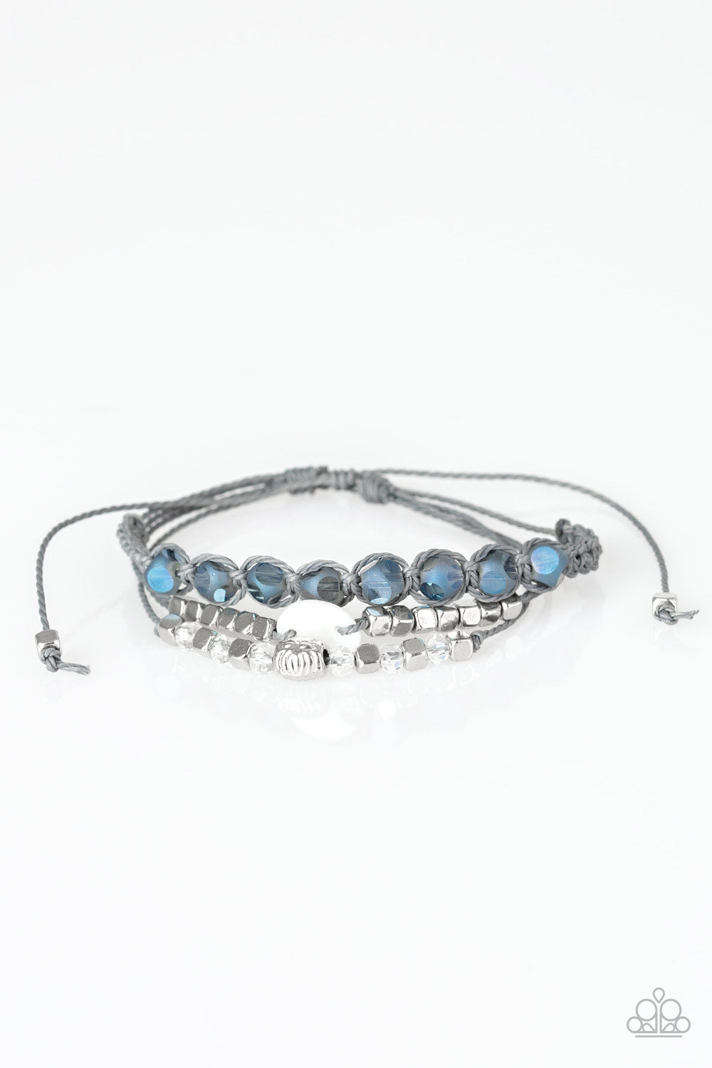 Paparazzi Trendy Tourist - Blue - Sliding Knot Bracelet - $5 Jewelry With Ashley Swint
