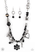 Load image into Gallery viewer, PAPARAZZI Charmed, I Am Sure - Black - $5 Jewelry with Ashley Swint