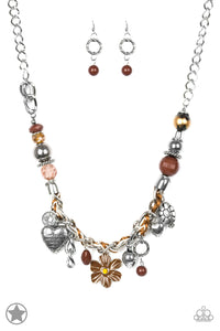 PAPARAZZI Charmed, I Am Sure - Brown - BLOCKBUSTER - $5 Jewelry with Ashley Swint