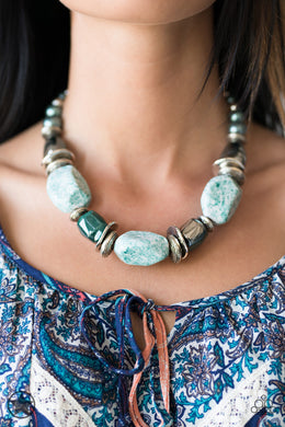 PAPARAZZI In Good Glazes - Blue - $5 Jewelry with Ashley Swint