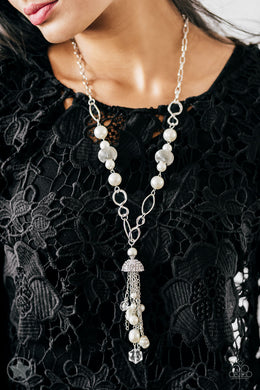 PAPARAZZI Designated Diva - White - $5 Jewelry with Ashley Swint