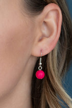 Load image into Gallery viewer, Paparazzi A La Vogue - Pink - Silver Chains - Necklace &amp; Earrings - $5 Jewelry with Ashley Swint