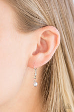 Load image into Gallery viewer, Paparazzi Be Fancy - Silver - Necklace &amp; Earrings - $5 Jewelry with Ashley Swint