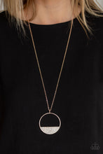 Load image into Gallery viewer, Paparazzi Bet Your Bottom Dollar - Rose Gold - Necklace &amp; Earrings - $5 Jewelry with Ashley Swint