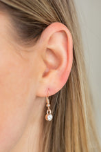 Load image into Gallery viewer, Paparazzi Bet Your Bottom Dollar - Rose Gold - Necklace &amp; Earrings - $5 Jewelry with Ashley Swint