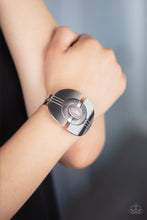 Load image into Gallery viewer, Paparazzi Canyon Couture - SILVER Stone - Cuff Bracelet - $5 Jewelry with Ashley Swint