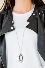 Load image into Gallery viewer, Paparazzi Money Mood - Blue Rhinestones - Necklace &amp; Earrings - $5 Jewelry With Ashley Swint