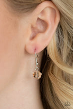 Load image into Gallery viewer, Paparazzi Season of Sparkle - Brown Gems - Silver Necklace and matching Earrings - $5 Jewelry With Ashley Swint