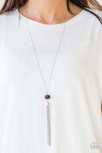 Load image into Gallery viewer, Paparazzi Socialite of the Season - Brown - Silver Chain Necklace and matching Earrings - $5 Jewelry With Ashley Swint