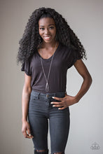 Load image into Gallery viewer, Paprazzi The Big Three - Silver - Teardrops - Necklace &amp; Earrings - $5 Jewelry With Ashley Swint