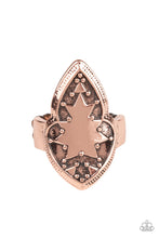 Load image into Gallery viewer, Paparazzi Tribal Ware - Copper - Geometric Thick Band for a bold look - Ring - $5 Jewelry With Ashley Swint
