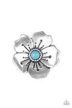 Load image into Gallery viewer, Paparazzi Boho Blossom - Blue Bead - Silver Ring - $5 Jewelry with Ashley Swint