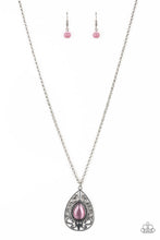 Load image into Gallery viewer, Paparazzi Modern Majesty - Pink Moonstone - Necklace and matching Earrings - $5 Jewelry With Ashley Swint