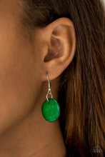 Load image into Gallery viewer, Paparazzi South Beach Summer - Green Wooden Necklace and matching Earrings - $5 Jewelry With Ashley Swint