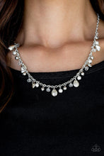 Load image into Gallery viewer, Paparazzi Spring Sophistication - White - Necklace and matching Earrings - $5 Jewelry With Ashley Swint