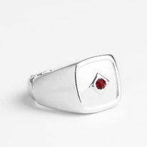 Load image into Gallery viewer, Paparazzi Ring ~ Immortal - Red Mens ring - $5 Jewelry with Ashley Swint