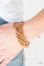 Load image into Gallery viewer, Paparazzi Boondocks and Bonfires - Brown Cording - Nautical - Bracelet - $5 Jewelry With Ashley Swint