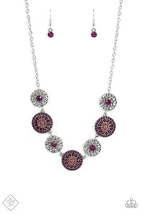 Paparazzi Farmers Market Fashionista - Purple - Necklace & Earrings - Fashion Fix November 2021 - $5 Jewelry with Ashley Swint