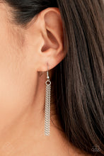 Load image into Gallery viewer, Paparazzi Lunar Lights - Silver - Hammered Necklace - Fashion Fix / Trend Blend Exclusive August 2019 - $5 Jewelry With Ashley Swint