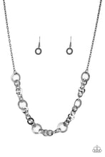 Load image into Gallery viewer, Paparazzi Move It On Over - Black - Necklace &amp; Earrings - $5 Jewelry with Ashley Swint