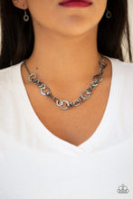Load image into Gallery viewer, Paparazzi Move It On Over - Black - Necklace &amp; Earrings - $5 Jewelry with Ashley Swint