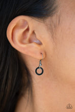 Load image into Gallery viewer, Paparazzi Move It On Over - Black - Necklace &amp; Earrings - $5 Jewelry with Ashley Swint