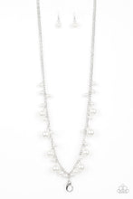 Load image into Gallery viewer, Paparazzi Theres Always Room At The Top - White Pearls - Lanyard - Necklace and matching Earrings - $5 Jewelry With Ashley Swint