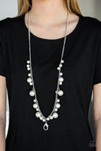 Load image into Gallery viewer, Paparazzi Theres Always Room At The Top - White Pearls - Lanyard - Necklace and matching Earrings - $5 Jewelry With Ashley Swint