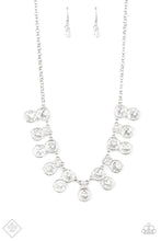 Load image into Gallery viewer, Paparazzi Top Dollar Twinkle White Necklace - Trend Blend / Fashion Fix May 2020 - $5 Jewelry with Ashley Swint
