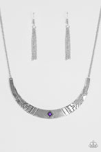 Load image into Gallery viewer, Paparazzi Arizona Adventure - Purple - Necklace &amp; Earrings - $5 Jewelry With Ashley Swint