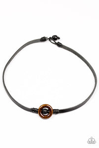 Paparazzi Outdoor Style - Black - Urban Necklace - $5 Jewelry With Ashley Swint