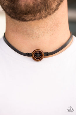 Paparazzi Outdoor Style - Black - Urban Necklace - $5 Jewelry With Ashley Swint
