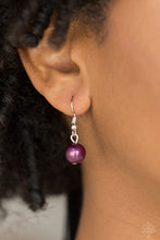 Load image into Gallery viewer, Paparazzi Party Dress Princess - Purple - Silver Hoops - Necklace &amp; Earrings - $5 Jewelry With Ashley Swint