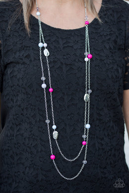 Paparazzi Take One For The GLEAM - Multi - Necklace & Earrings - $5 Jewelry With Ashley Swint