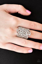 Load image into Gallery viewer, Paparazzi The Way You Make Me FRILL - Silver Ring - $5 Jewelry With Ashley Swint