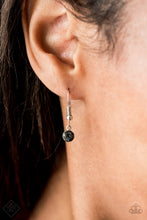 Load image into Gallery viewer, Paparazzi Castle Couture Silver Hematite Gem - Smoky Rhinestones - Necklace - Fashion Fix Exclusive September 2019 - $5 Jewelry With Ashley Swint
