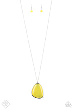Load image into Gallery viewer, Paparazzi Ethereal Experience - Yellow - Necklace - Trend Blend / Fashion Fix Exclusive - August 2020 - $5 Jewelry with Ashley Swint
