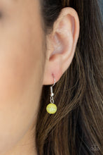 Load image into Gallery viewer, Paparazzi Gleaming Gardens - Yellow - Cat's Eye Stone - Necklace and matching Earrings - $5 Jewelry With Ashley Swint